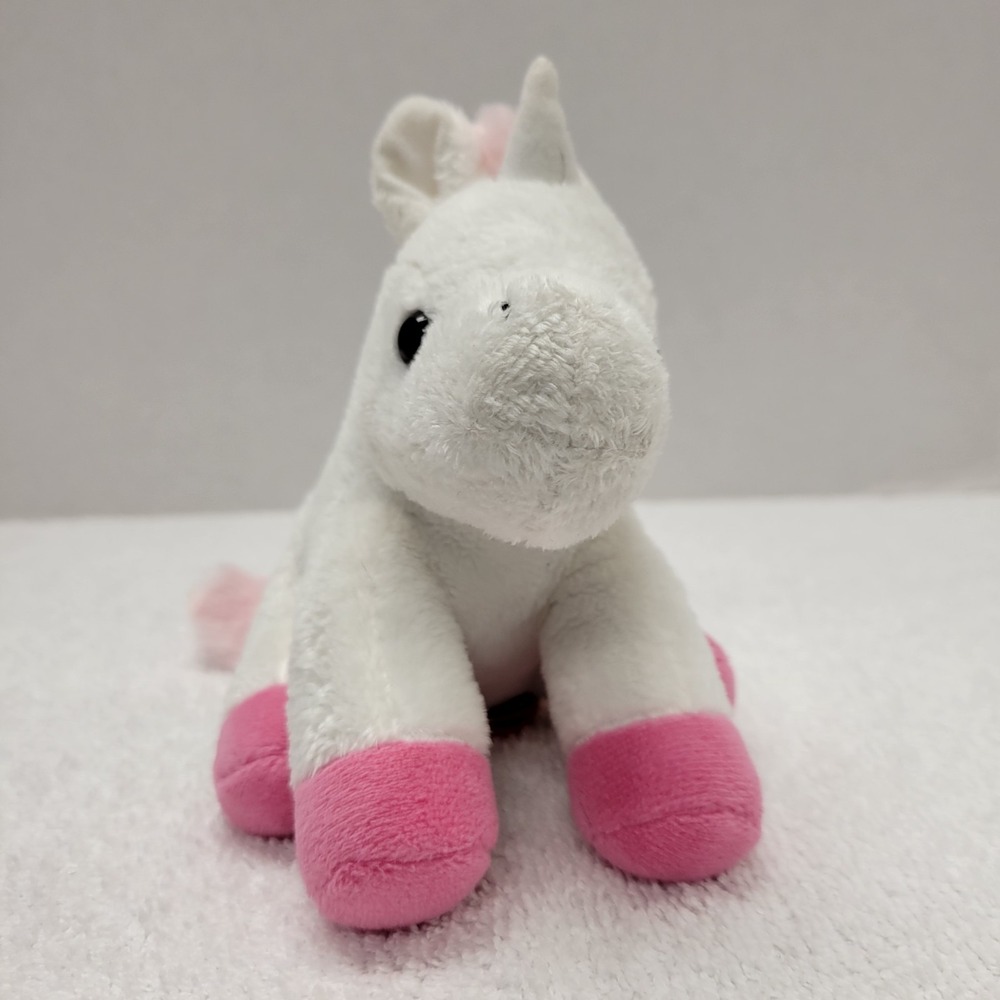 Wild Republic Pocketkins Eco White Unicorn plush